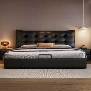 black bedstead