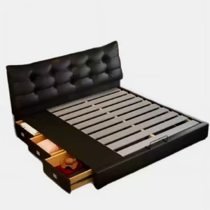 black bedstead white background image