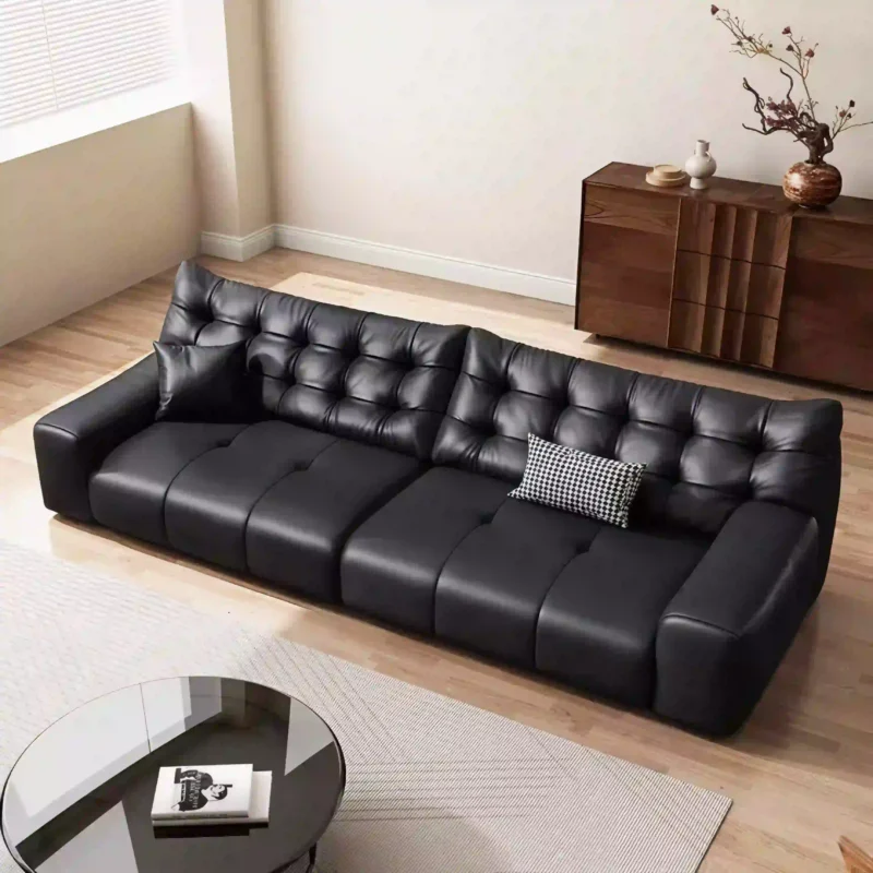 Black Sofa scene illustration