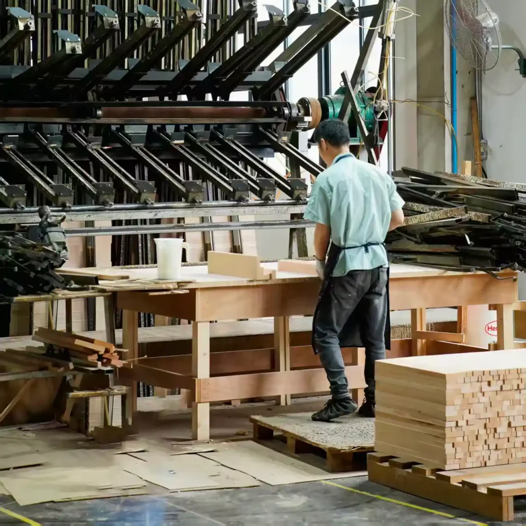 Furniture factory production