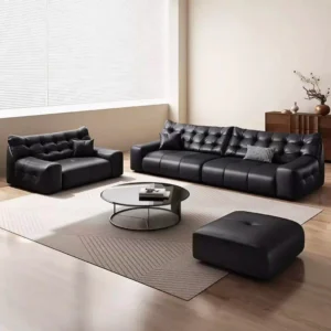 Black Sofa panoramic view