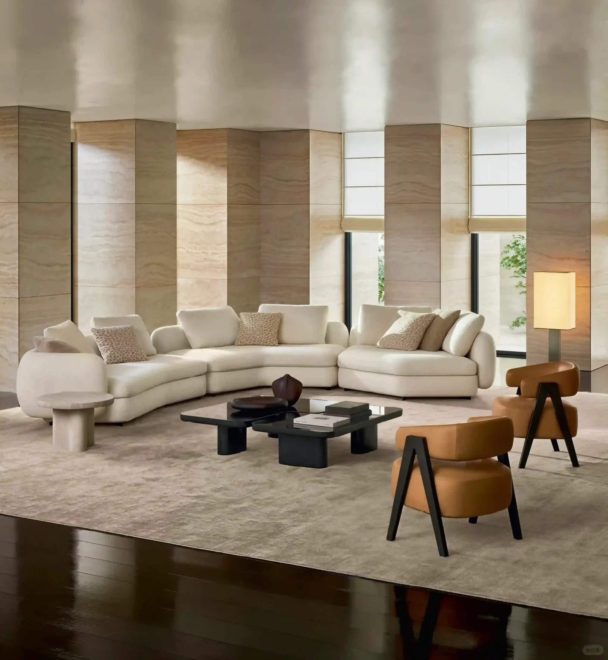 Living room furniture scene