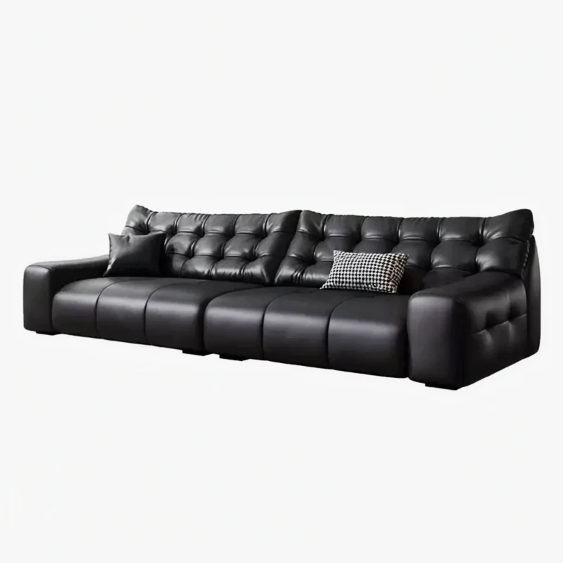 Black Sofa (white background image)
