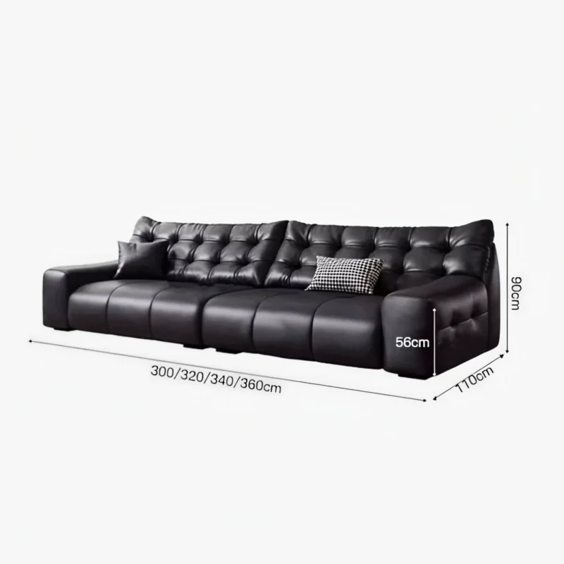 Black Sofa Dimensions