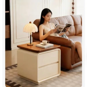 Modern 2 drawer nightstand