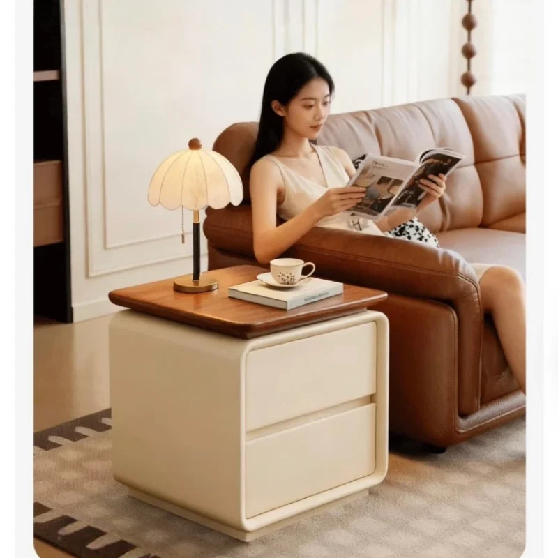 Modern 2 drawer nightstand