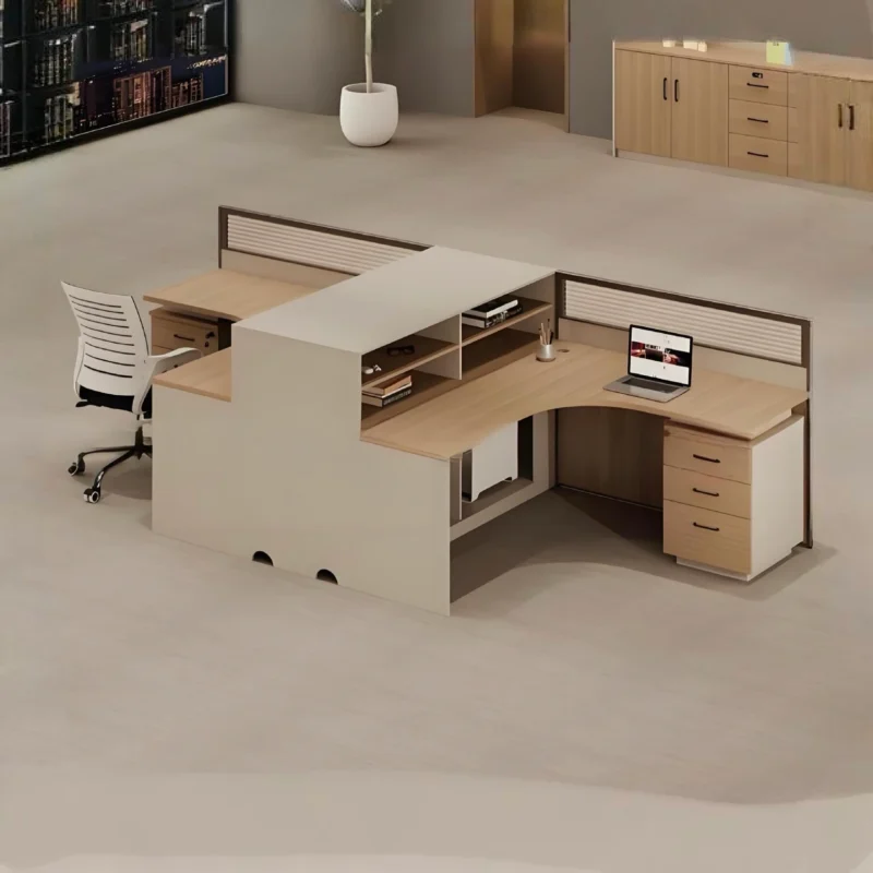 contemporary office desk workstation setup contemporary office desk workstation setup