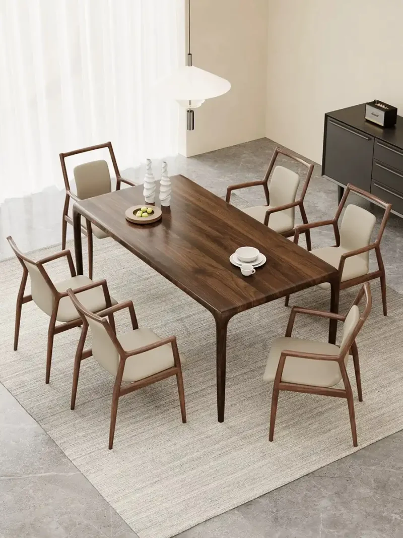 walnut dining table natural grain walnut dining table natural grain