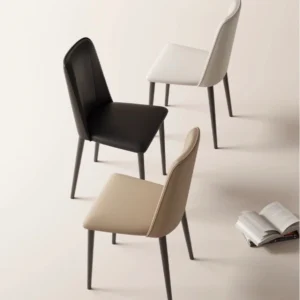 modern leather dining chair for restaurant