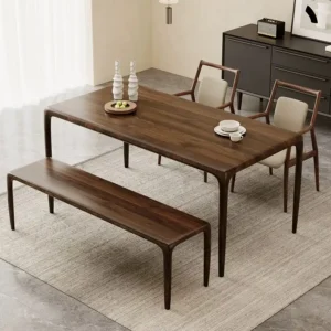walnut dining table solid wood top