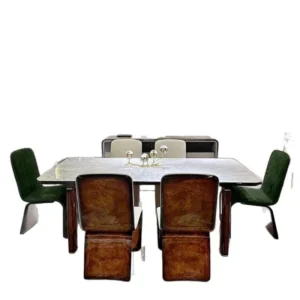 modern marble dining table design