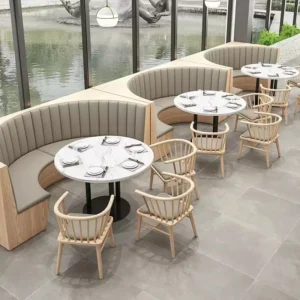 restaurant table and chairs for milk tea shop