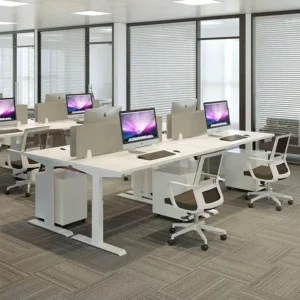 pine wood adjustable height table desktop