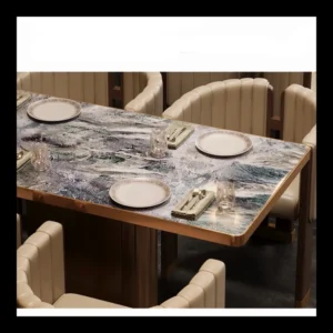 dining table in restaurant for cafe
