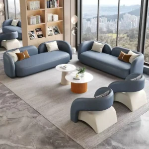 Professional office sofas with soft armrests available in multiple colors. Professional office sofas with soft armrests available in multiple colors.