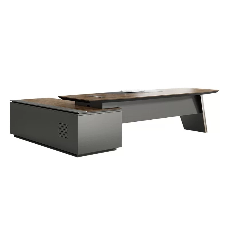 modern executive office desk with ventilated side cabinet modern executive office desk with ventilated side cabinet