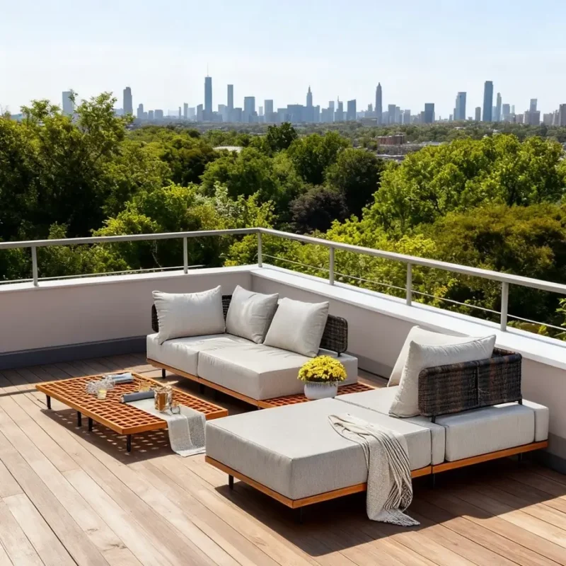 hotel outdoor lounge furniture teak rattan sofa hotel outdoor lounge furniture teak rattan sofa