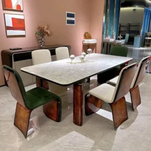 marble dining table