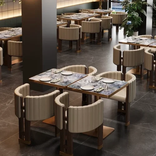 dining table in restaurant