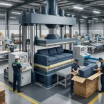 compressed sofa in a box