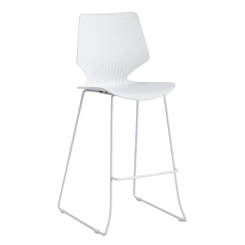 White and Grey Minimalist Office Training Chair