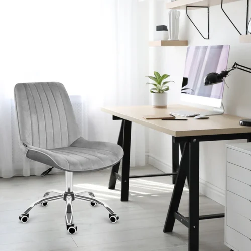 velvet office chair