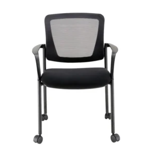 Metal sled base office chair