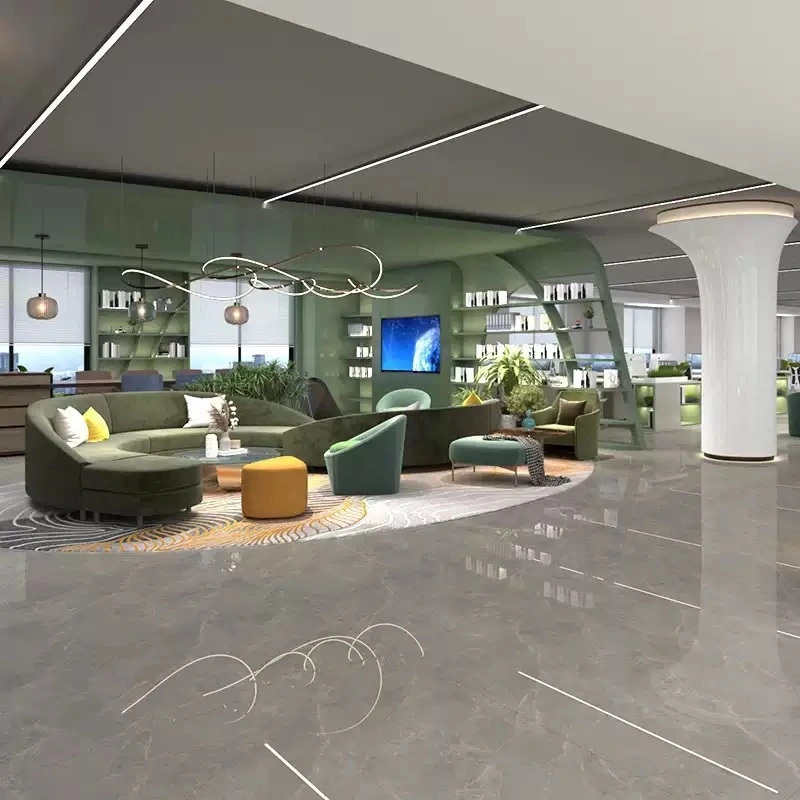 Stylish hotel lobby sofa with ergonomic features