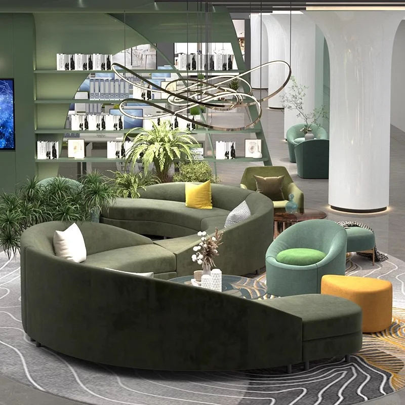 Comfortable waiting area sofa for offices and hotels