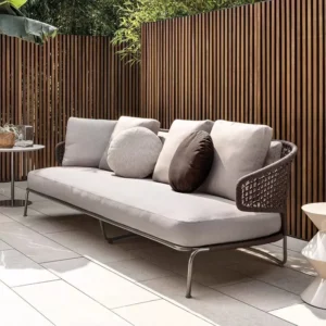 High-quality outdoor wicker patio furniture set with PE rattan