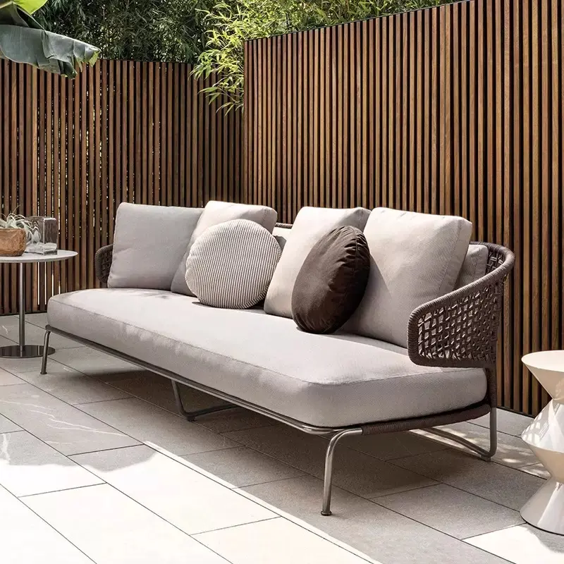 High-quality outdoor wicker patio furniture set with PE rattan