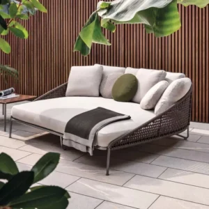 Rust-proof aluminum frame outdoor wicker patio furniture for hotels
