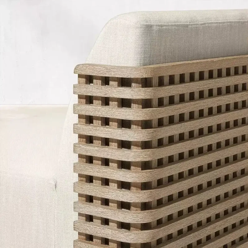 Wholesale teak patio furniture with quick-dry technology for resorts