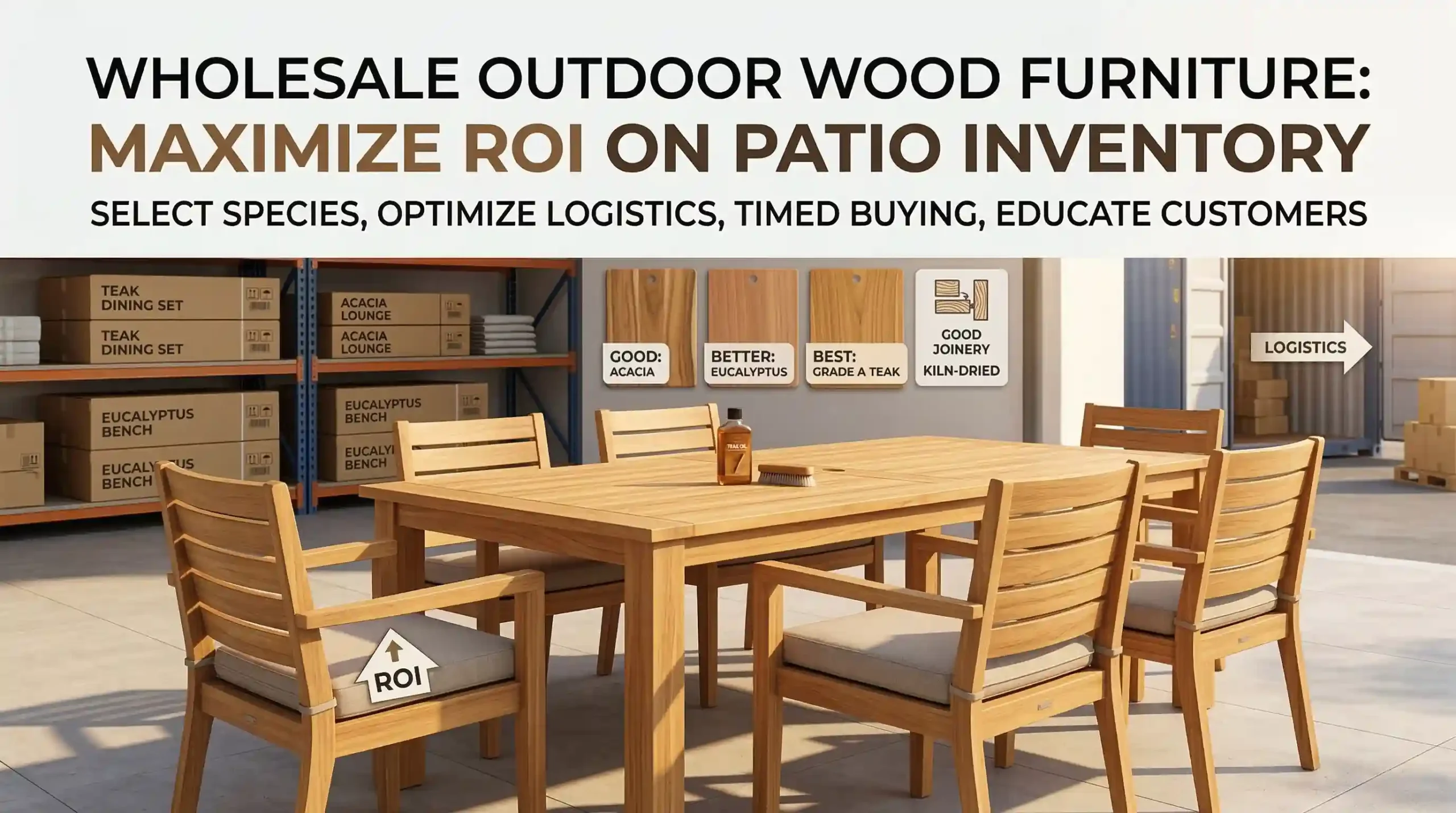 outdoor wood furniture