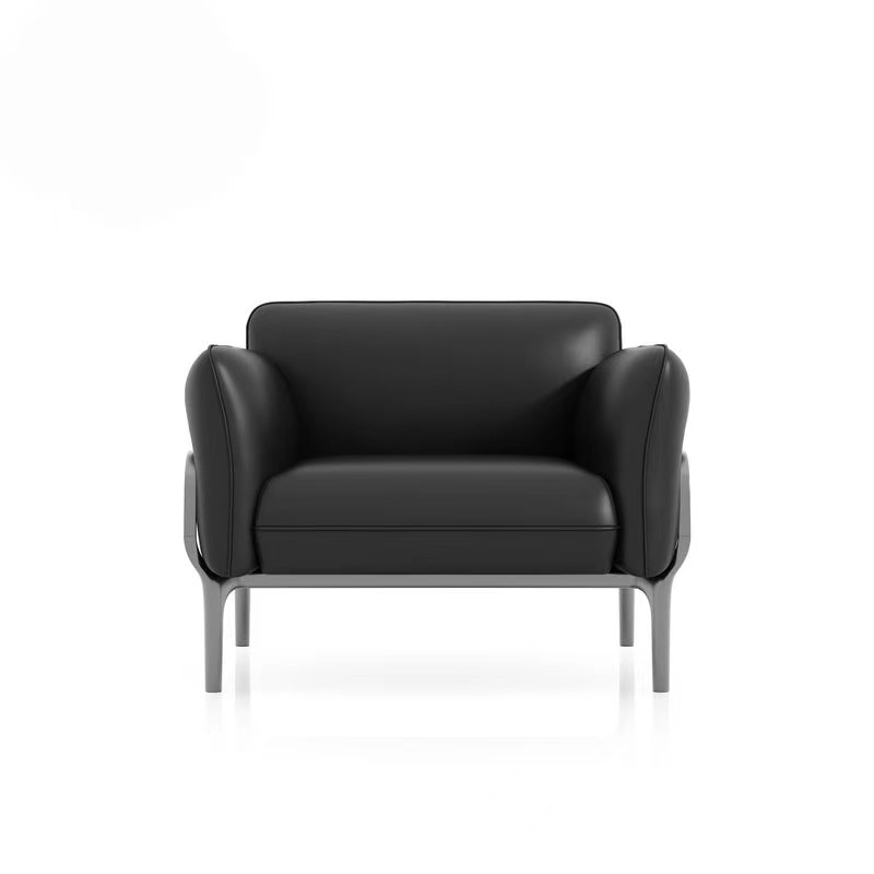 Professional wholesale PU leather office lounge chair available in multiple colors