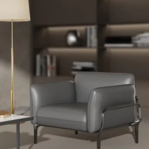 Comfortable office lounge chair featuring high-density sponge seating