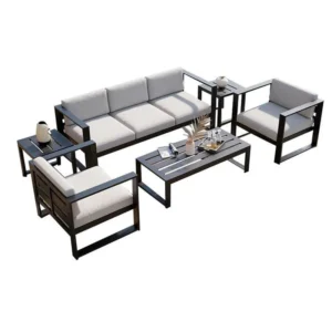 Wholesale eco-friendly metal patio furniture for hotel and villa courtyards